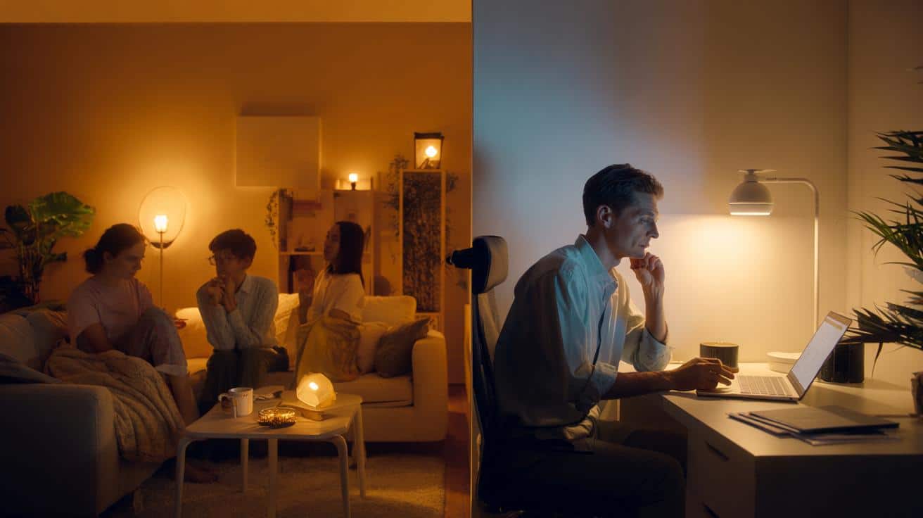 Dlaczego niektórzy ludzie zawsze wybierają ciepłe światło w domu – psychologowie mają wyjaśnienie