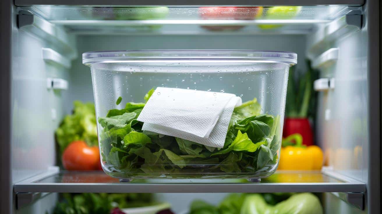 Dlaczego niektórzy wkładają papierowy ręcznik do pojemnika z sałatą w lodówce