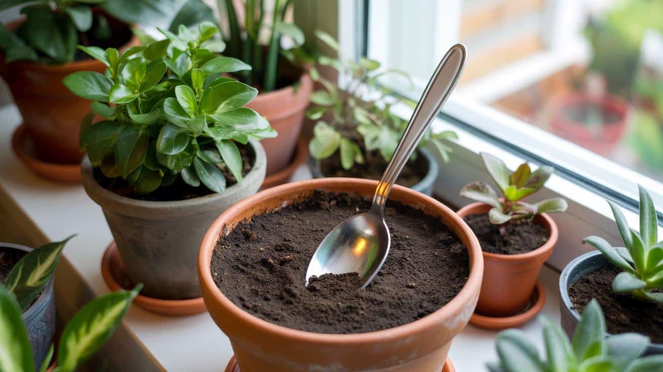 Dlaczego ogrodnicy wtykają metalowe łyżki w doniczki z kwiatami?