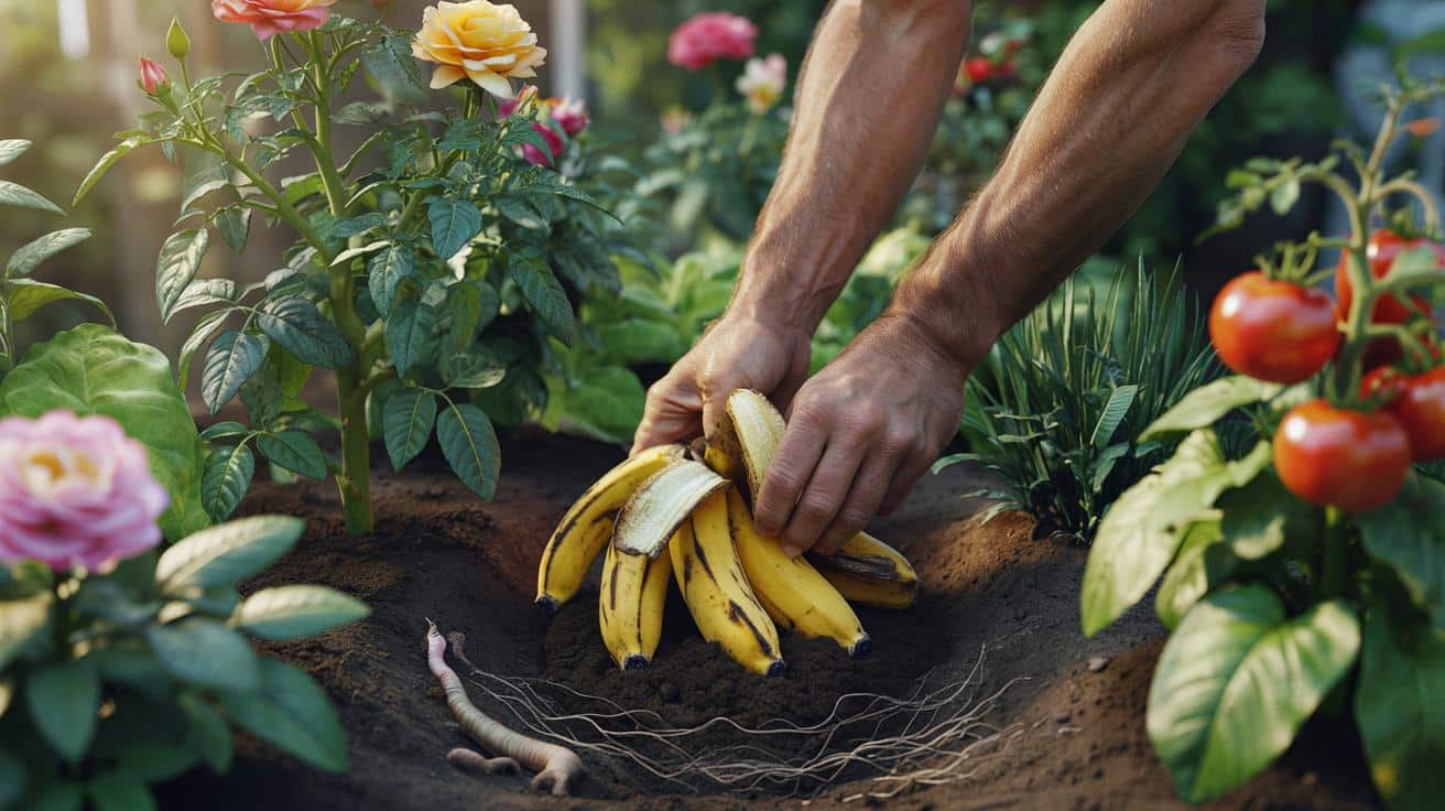 Dlaczego ogrodnicy zakopują banany w ziemi? Efekt zaskakuje