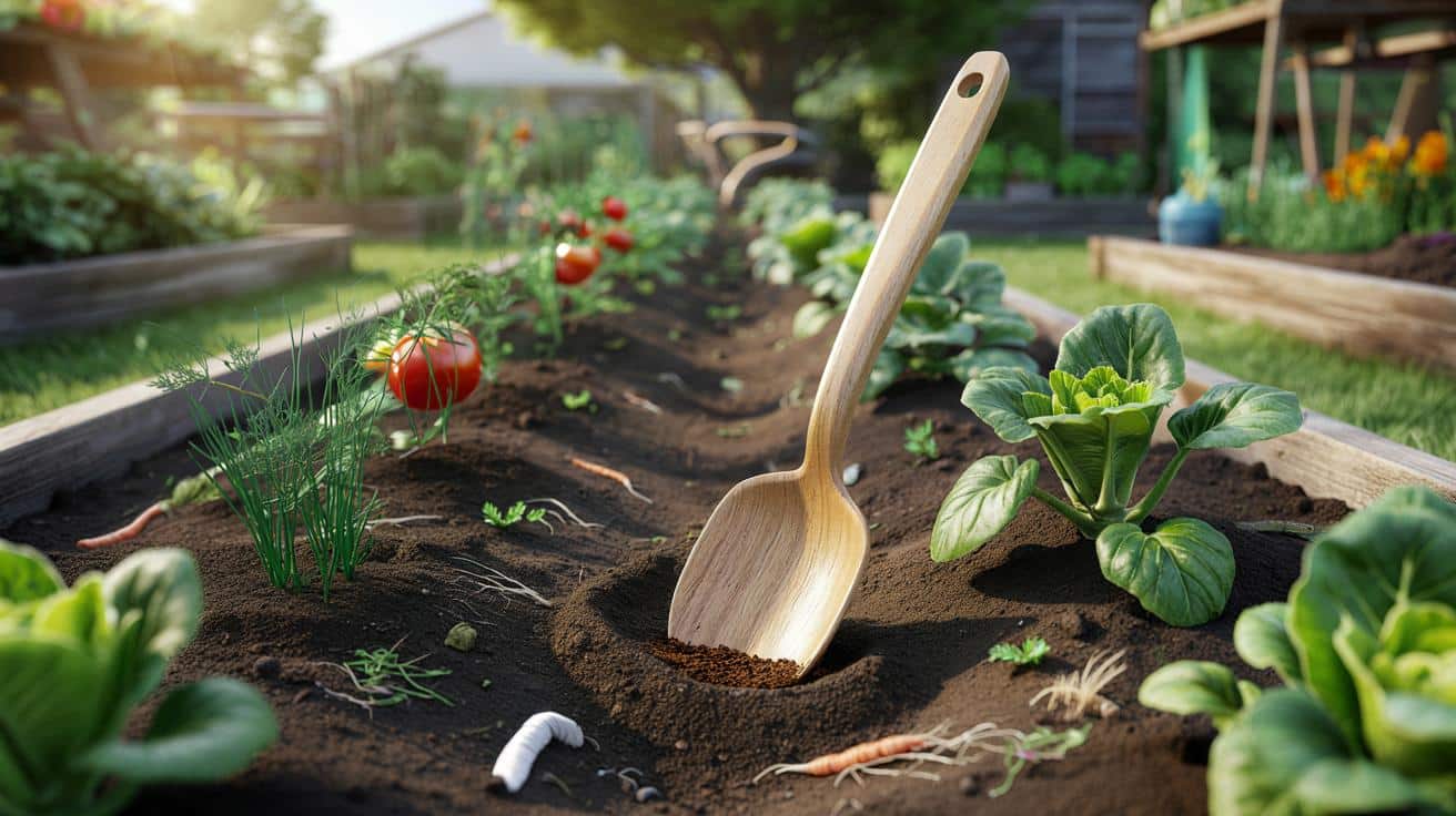 Dlaczego ogrodnicy zakopują drewnianą łyżkę w grządce warzyw