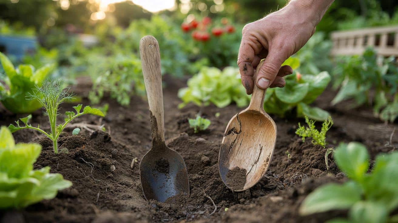 Dlaczego ogrodnicy zakopują drewnianą łyżkę w grządce warzyw