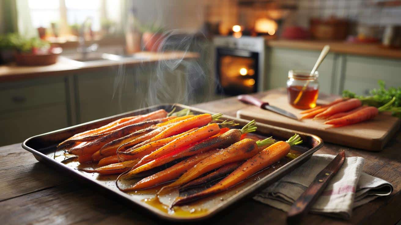 Dlaczego pieczone marchewki z miodem są tak aromatyczne