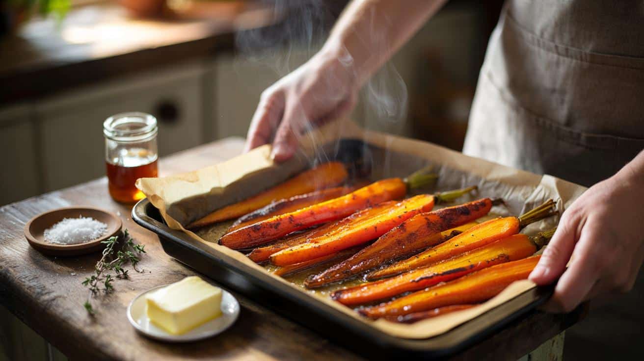 Dlaczego pieczone marchewki z miodem są tak słodkie i aromatyczne