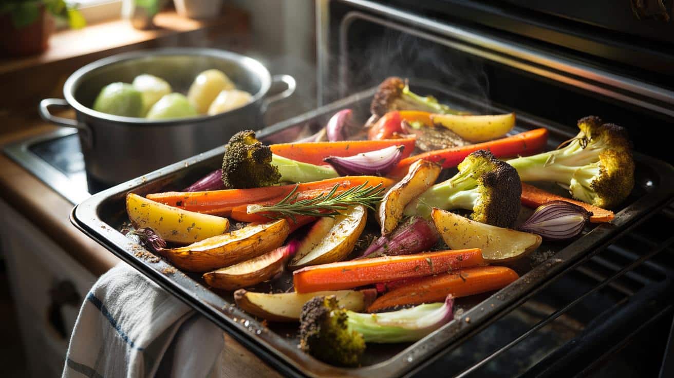 Dlaczego pieczone warzywa mają bardziej intensywny smak niż gotowane