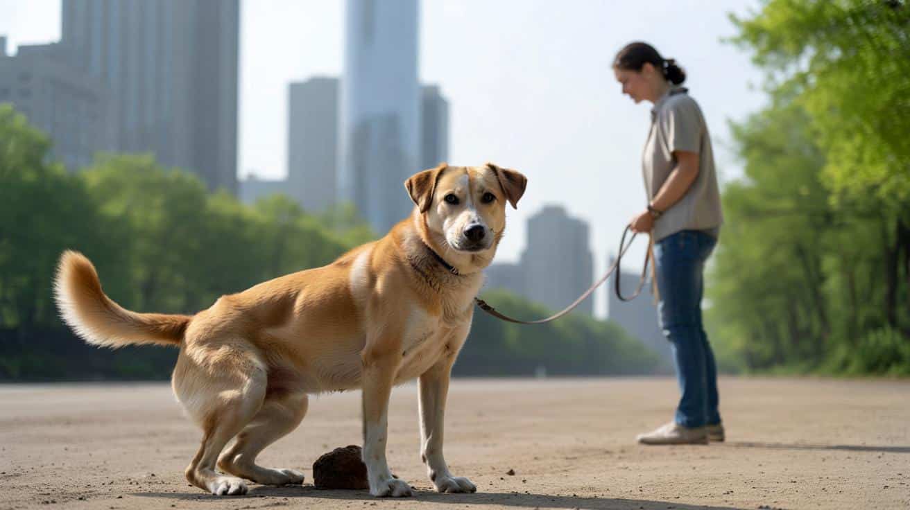 Dlaczego pies patrzy ci w oczy, gdy się załatwia? Eksperci wyjaśniają