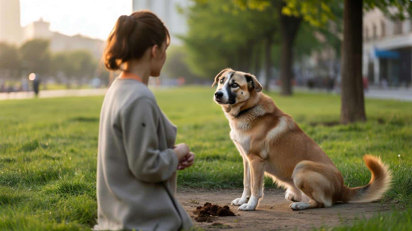 Dlaczego pies patrzy na ciebie, gdy się załatwia? Wytłumaczenie zaskakuje
