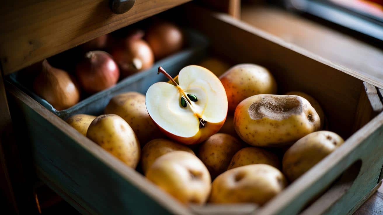 Dlaczego plasterek jabłka uratuje zgniłe ziemniaki