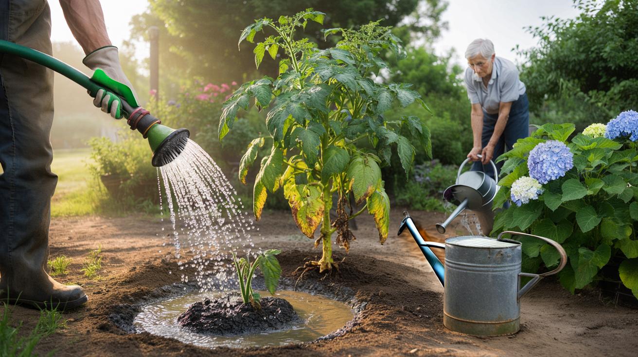 Dlaczego podlewanie roślin zimną wodą z węża może im bardziej zaszkodzić niż brak wody
