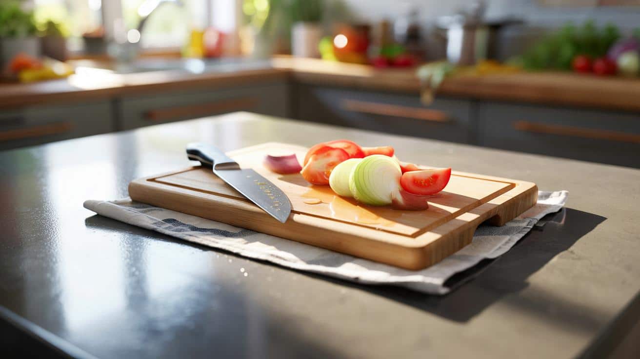 Dlaczego położenie ręcznika pod deską do krojenia zapobiega jej przesuwaniu