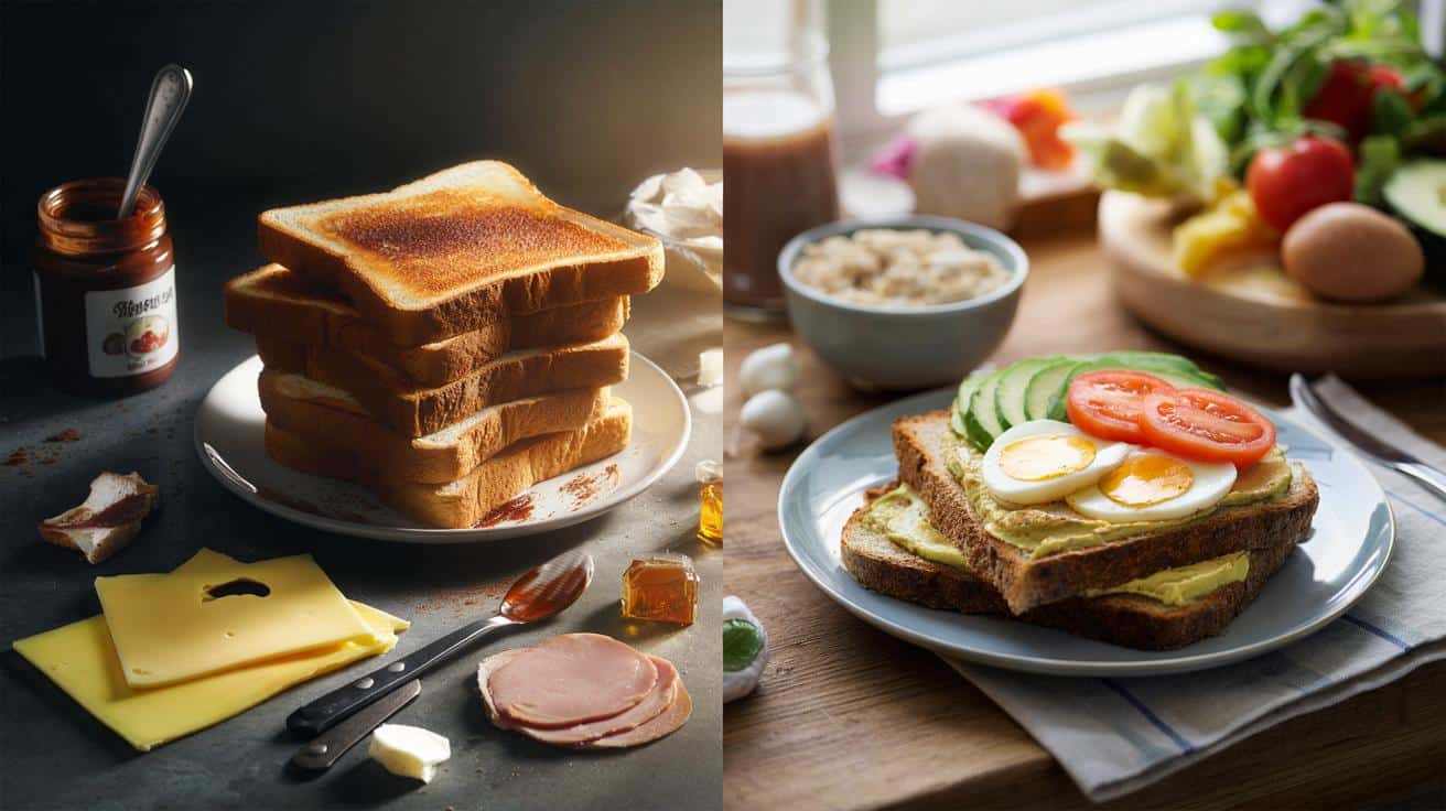 Dlaczego poranny tost to zdradliwy nawyk? Dietetycy ostrzegają