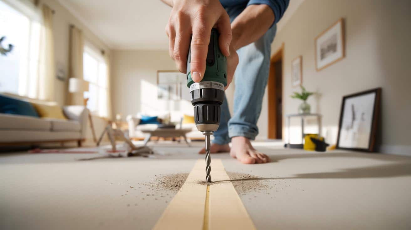 Dlaczego powinieneś przyklejać taśmę malarską przed wierceniem w ścianie