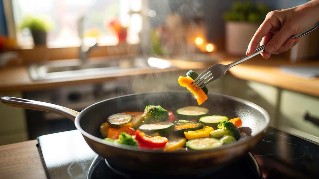 Dlaczego smażone warzywa najlepiej smakują gdy są lekko chrupiące