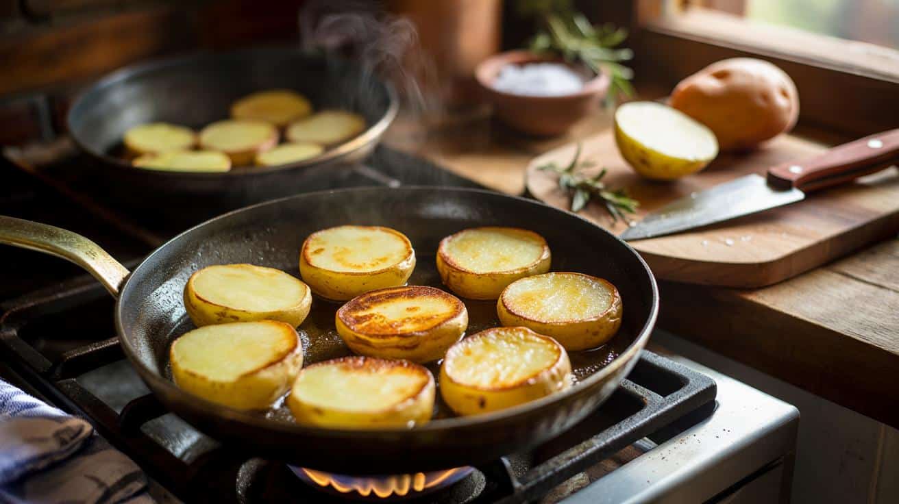 Dlaczego smażone ziemniaki najlepiej smakują gdy są lekko przyrumienione
