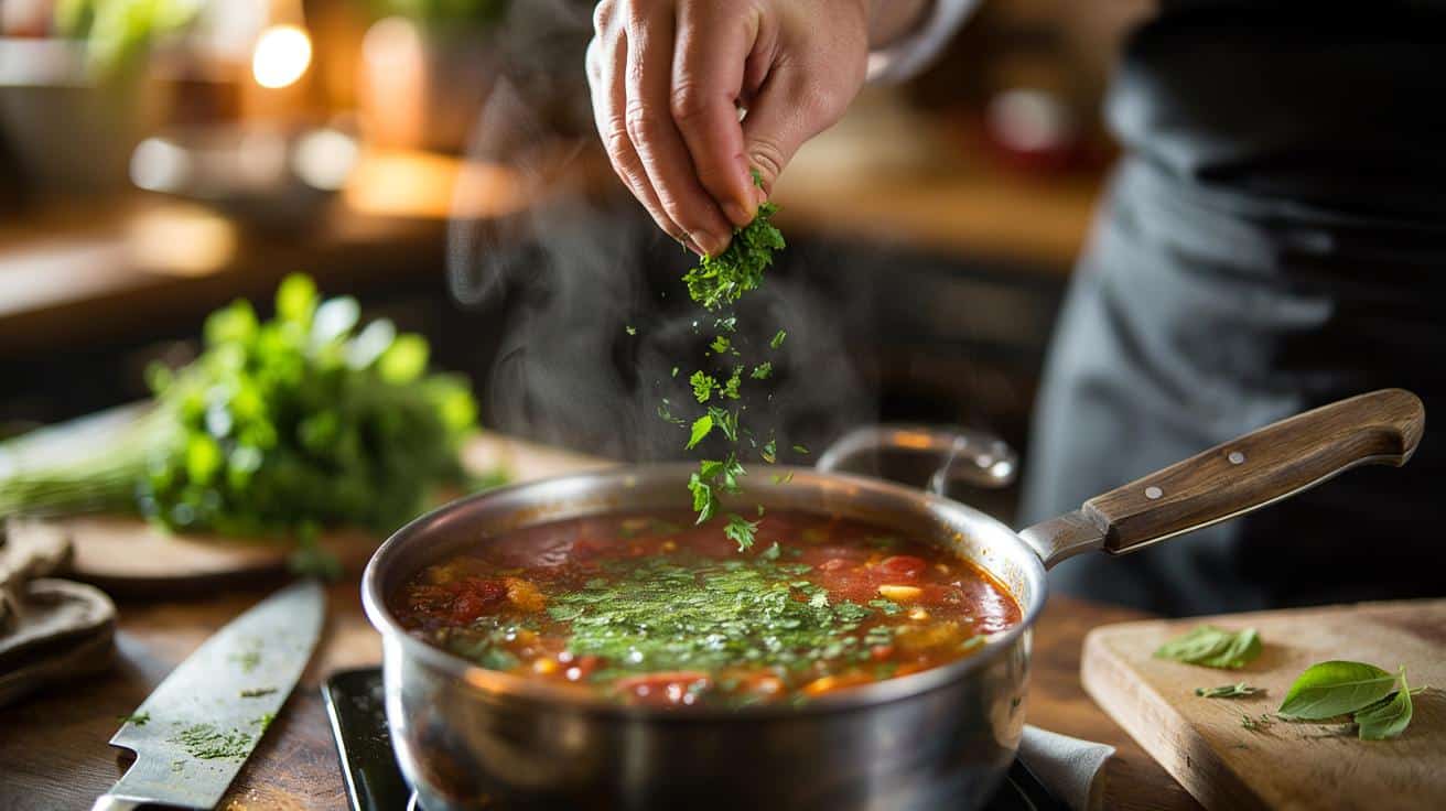 Dlaczego świeże zioła dodane na końcu gotowania zmieniają smak potrawy