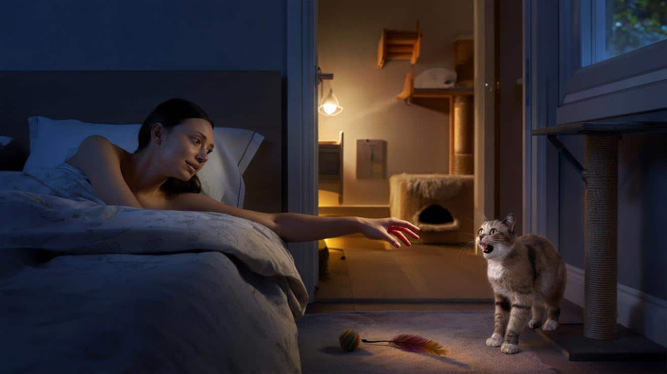 Dlaczego twój kot miauczy w nocy bez powodu i jak go uspokoić bez leków i zamknięcia