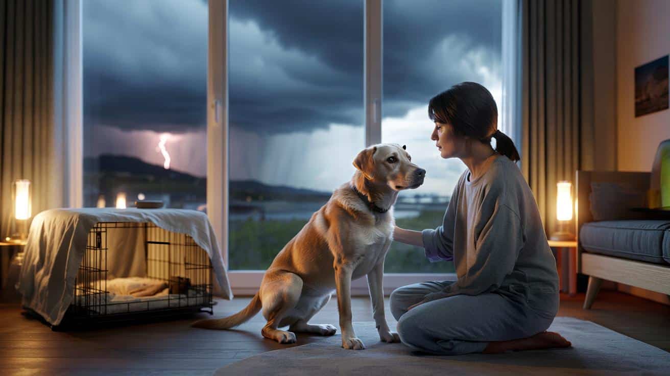 Dlaczego twój pies zachowuje się dziwnie przed burzą i co możesz zrobić żeby mu naprawdę pomóc