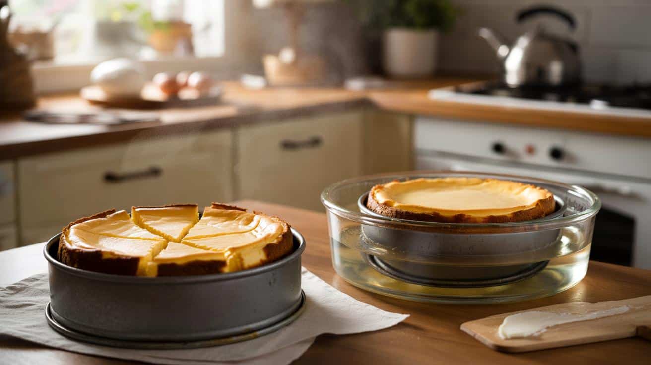 Dlaczego twoje ciasto sernikowe pęka na wierzchu i technika pieczenia w kąpieli wodnej która daje idealny efekt