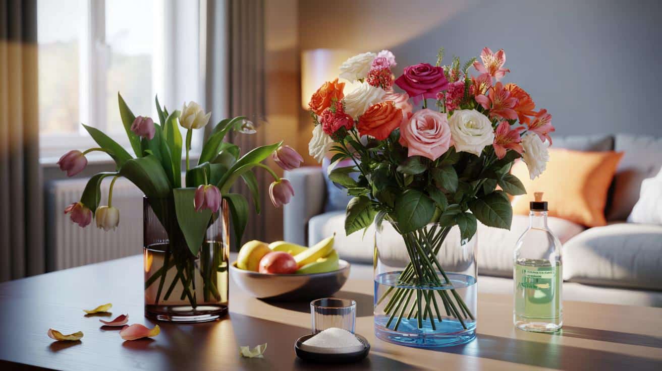 Dlaczego twoje kwiaty cięte więdną po dwóch dniach i co dodać do wody, żeby stały dwa tygodnie