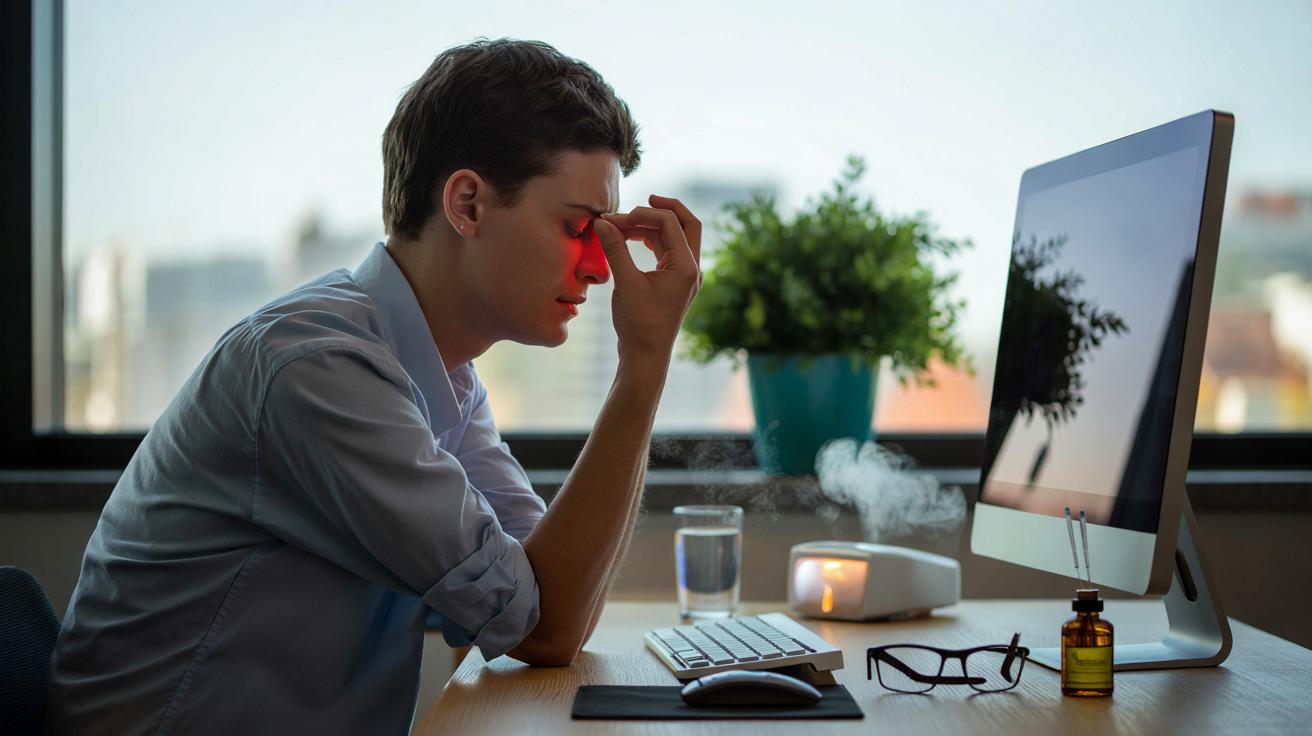 Dlaczego twoje oczy są tak zmęczone po pracy przy komputerze i co okuliści zalecają zamiast zwykłych kropli