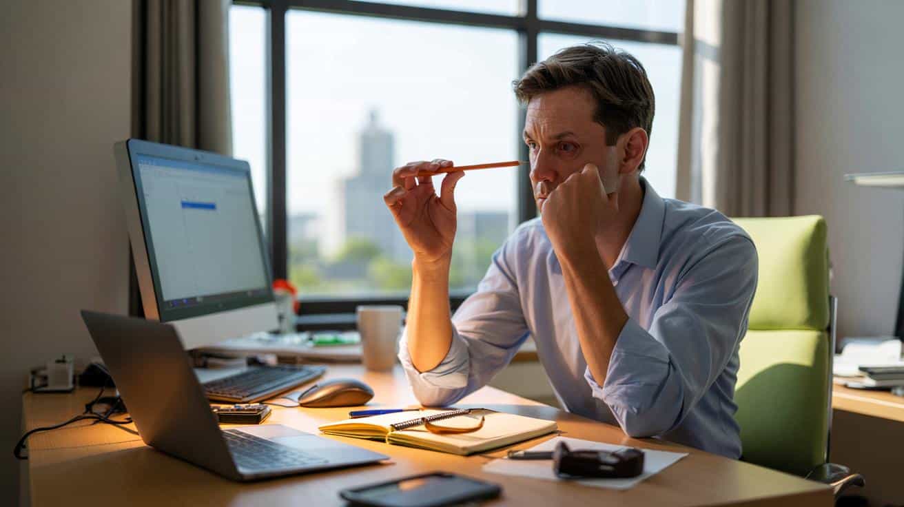 Dlaczego twoje oczy są zmęczone już o 14:00 i ćwiczenie które regeneruje wzrok w 3 minuty przy biurku codziennie