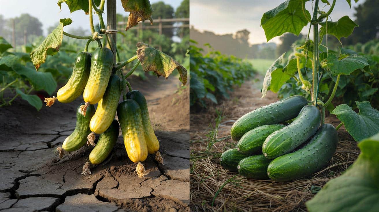 Dlaczego twoje ogórki są żółte i gorzkie i co zmienić w uprawie, żeby były zielone i słodkie