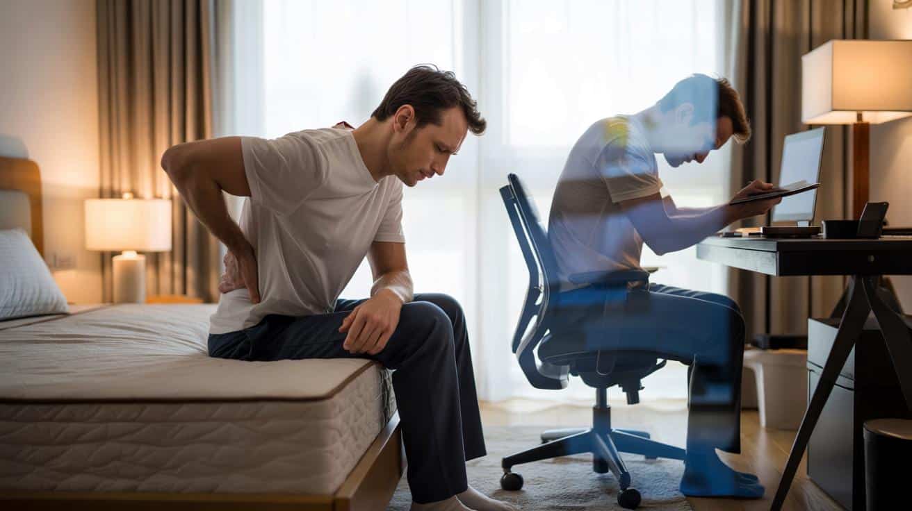 Dlaczego twoje plecy bolą nawet po przespanej nocy i który nawyk w ciągu dnia jest prawdziwym winowajcą