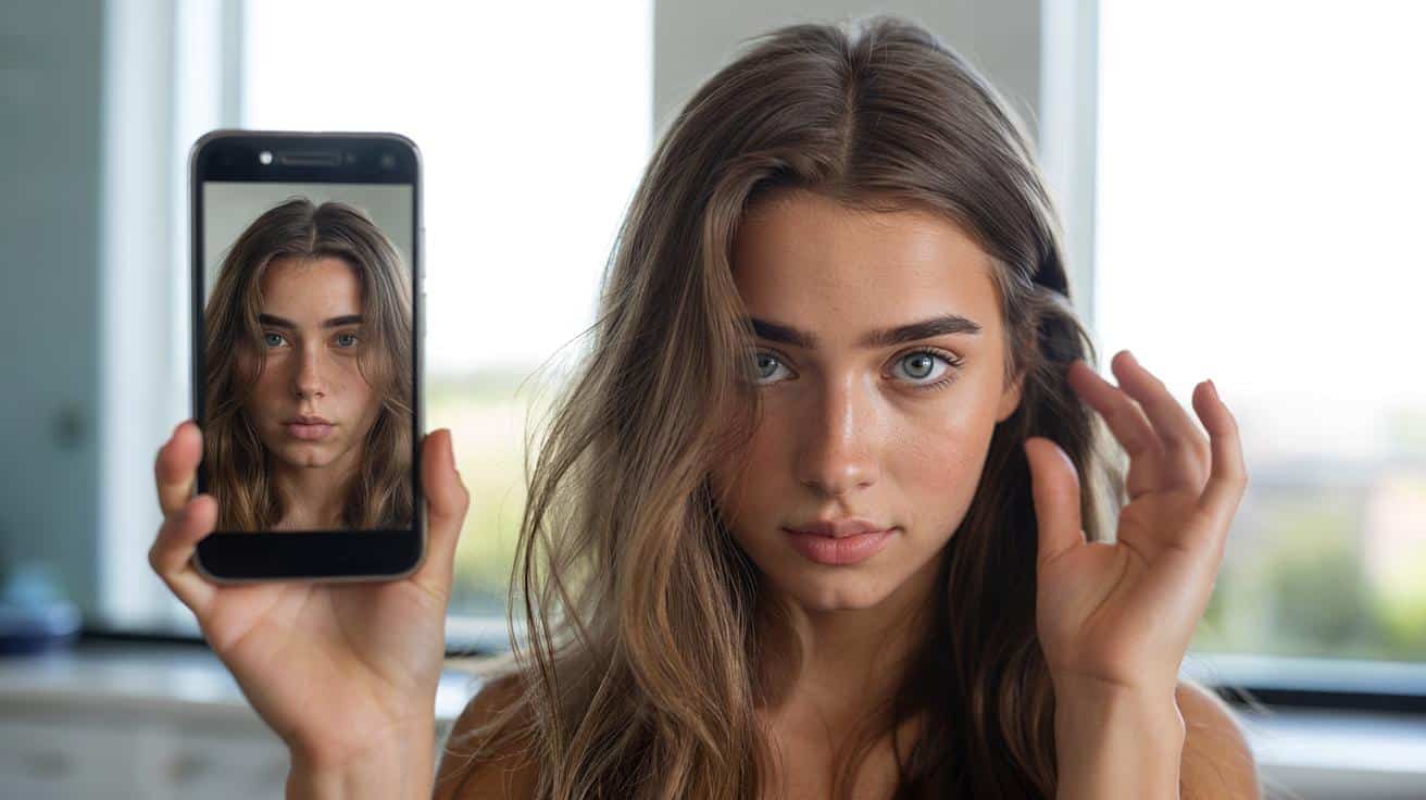 Dlaczego twoje włosy wyglądają cienko na zdjęciach mimo że są gęste i technika układania która daje objętość