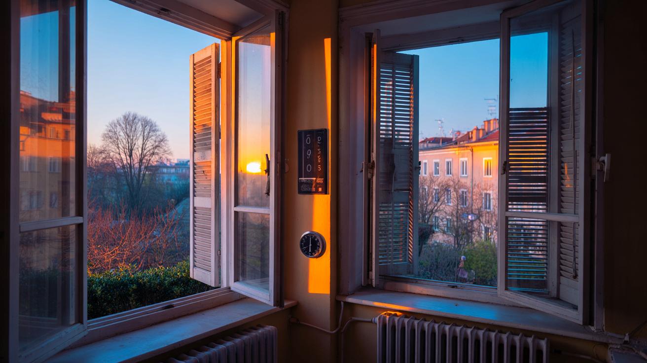 Dlaczego w marcu nie warto zamykać okiennic o 18:00 na sztywno