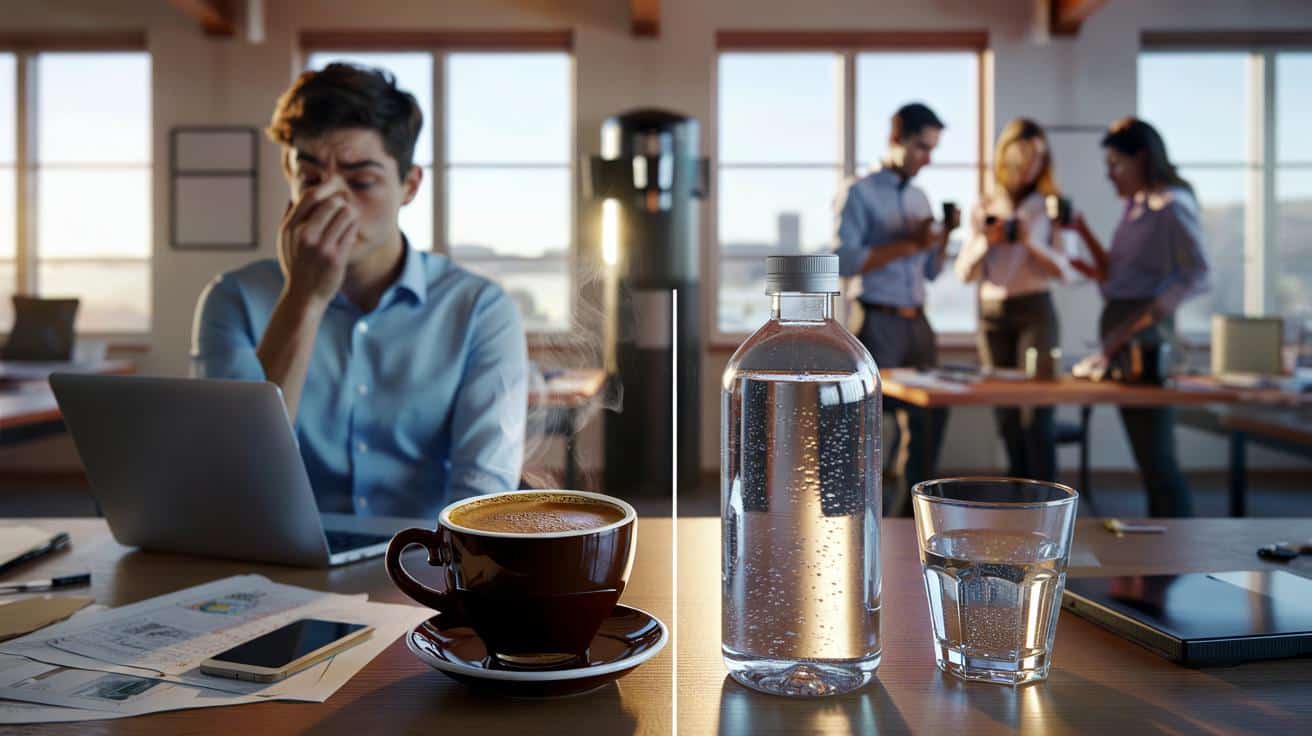 Dlaczego wiele osób pije kawę zamiast wody gdy czuje zmęczenie