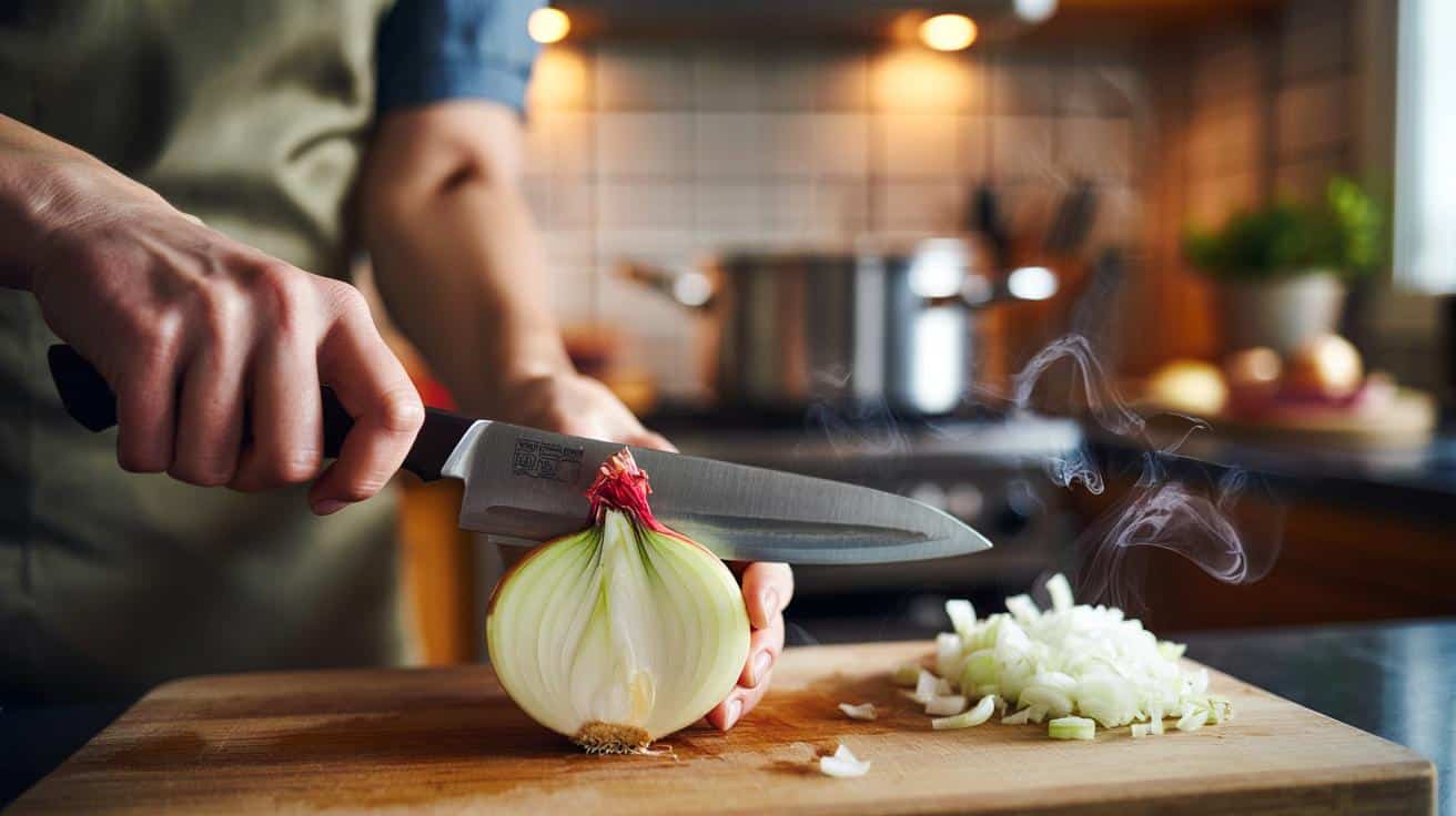 Dlaczego zły sposób krojenia cebuli sprawia że płaczesz bardziej niż musisz