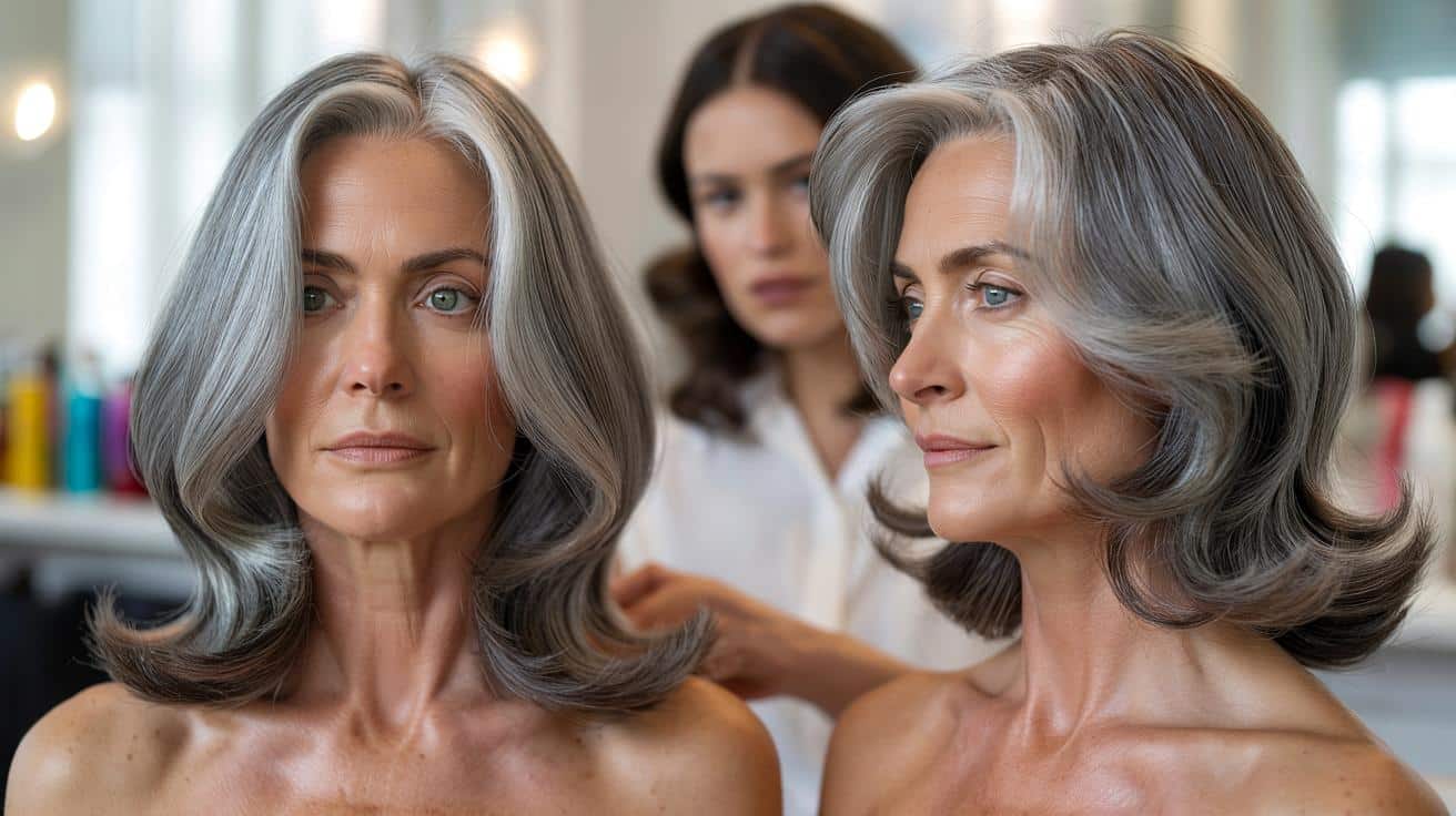 Ta długość włosów dodaje lat. Fryzjer radzi, czego unikać po siwieniu