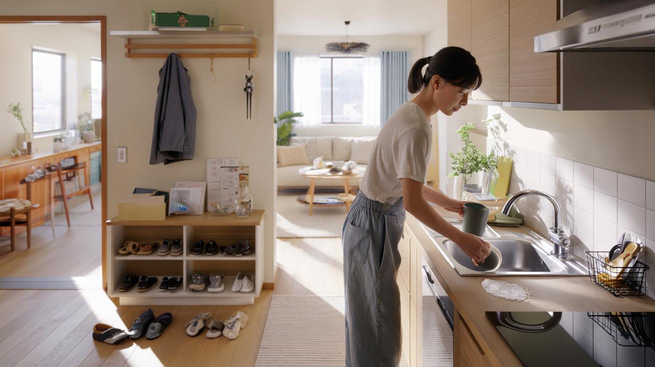 Dom ciągle w bałaganie? Ta japońska zasada 60 sekund robi różnicę w tydzień