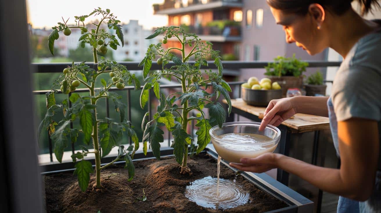 Ten prosty nawóz z kuchennych resztek może wyraźnie przyspieszyć wzrost pomidorów i poprawić plon