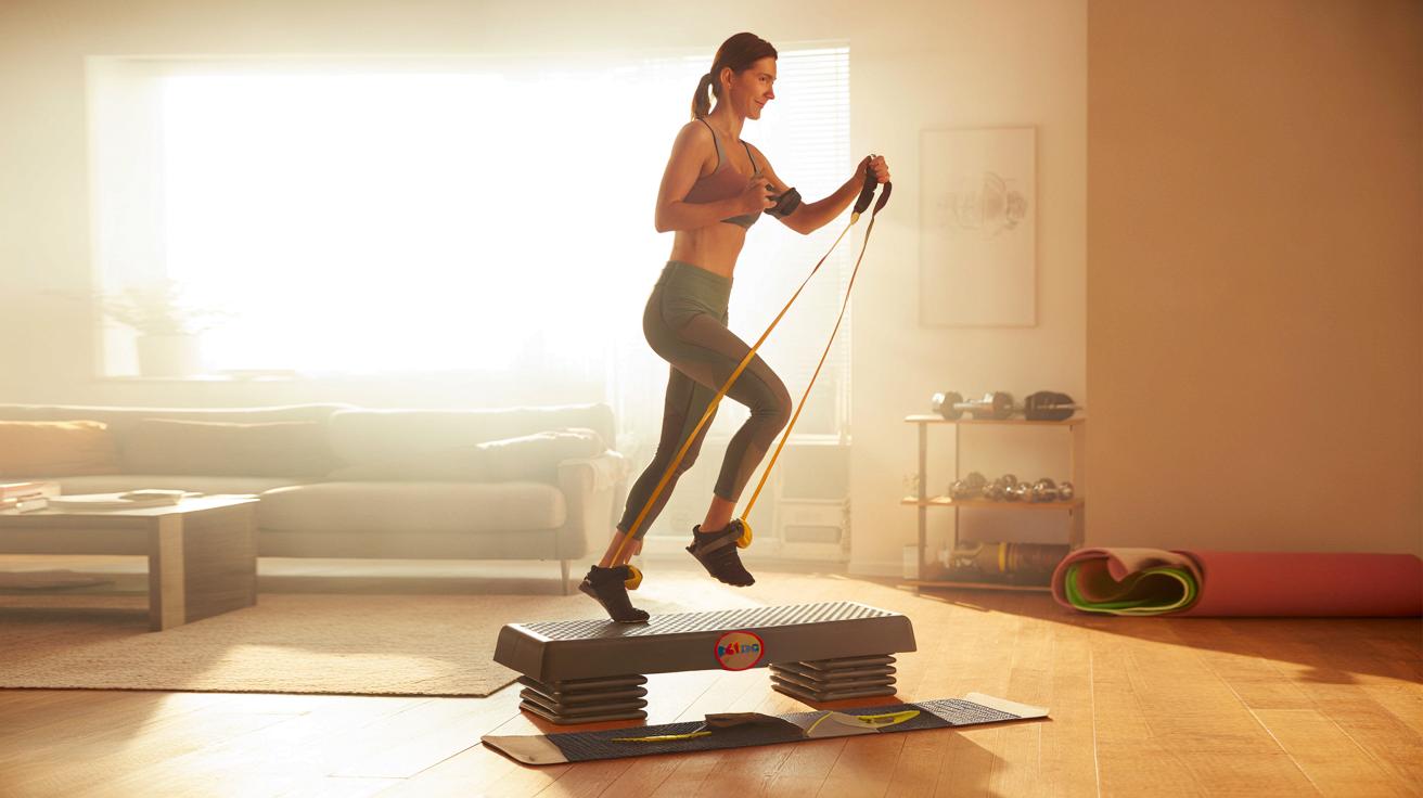 Domowy trening zamiast drogich zajęć? Ten step z Lidla robi robotę