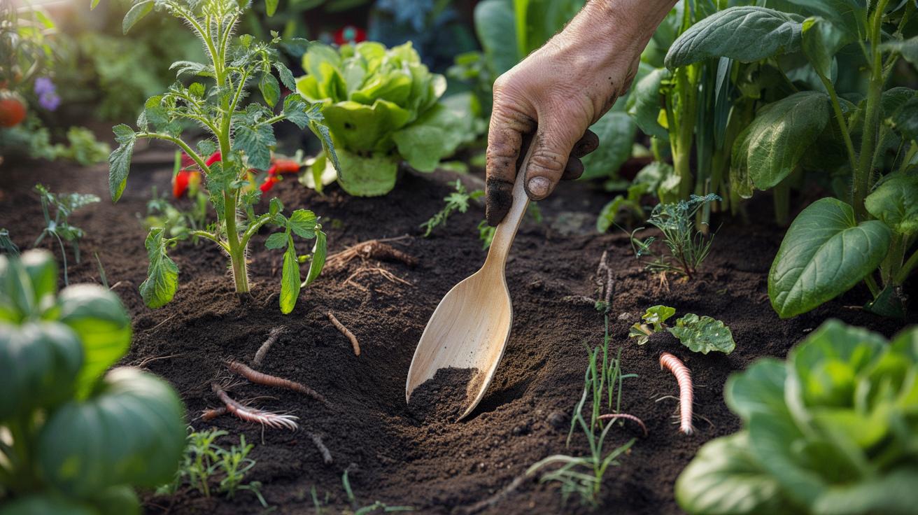 Dlaczego ogrodnicy zakopują drewnianą łyżkę w grządkach warzywnych