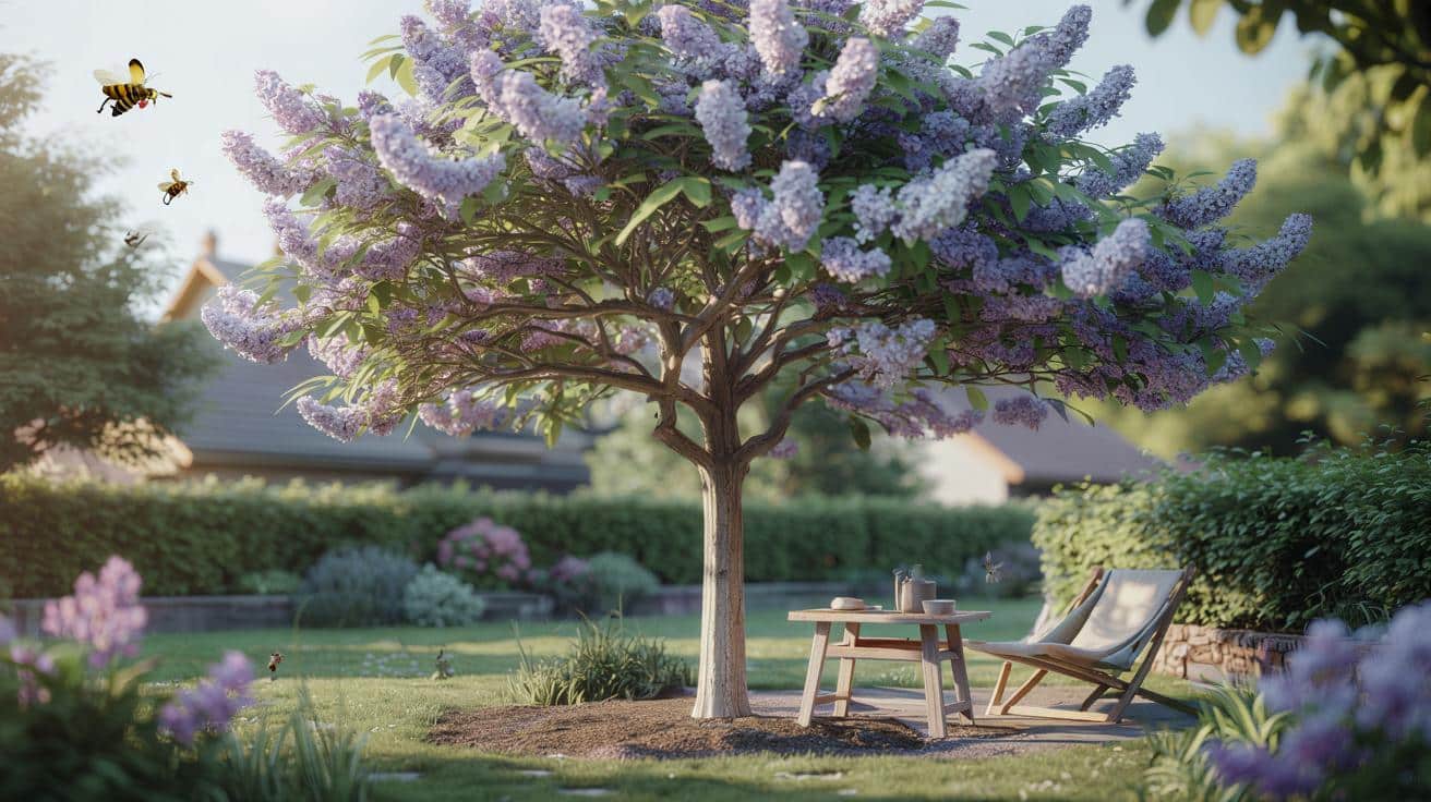 To drzewo rośnie wyjątkowo szybko i w sezonie obsypuje się zachwycającymi lawendowymi kwiatami