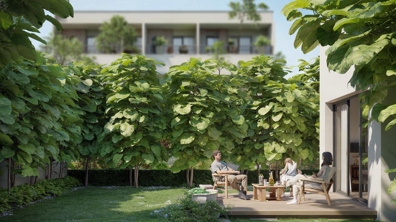 To drzewo rośnie nawet 2 metry rocznie i w kilka sezonów zapewnia pełną prywatność w ogrodzie