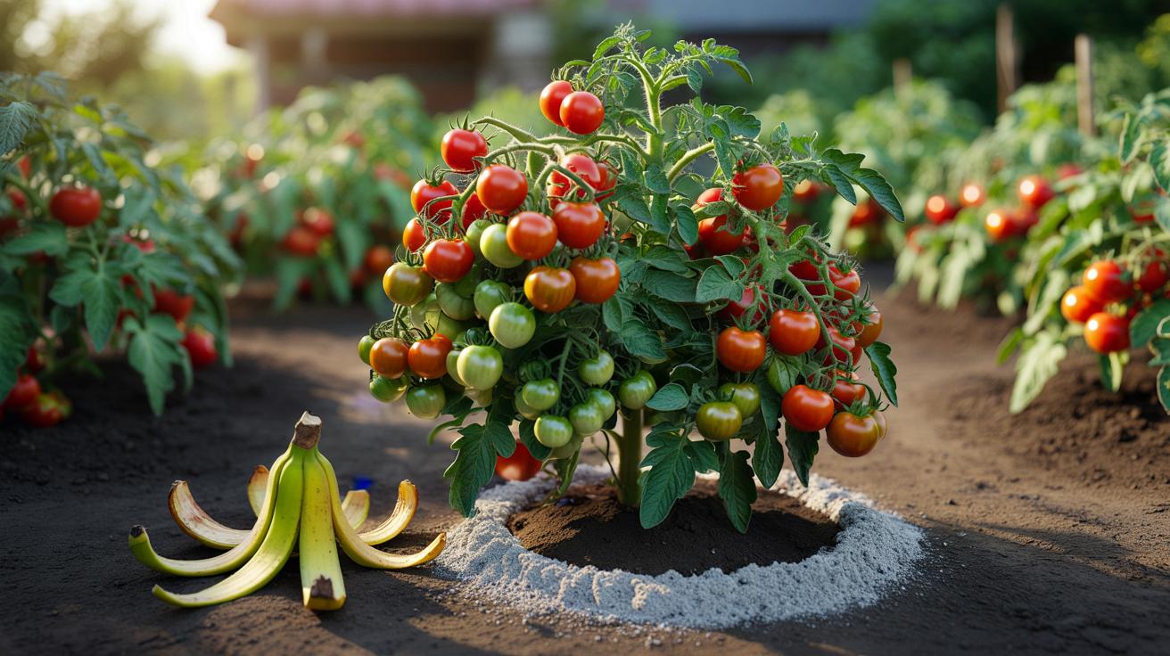 Dwa darmowe kuchenne „odpady”, które w kilka tygodni zamienią krzak pomidora w maszynę do plonów