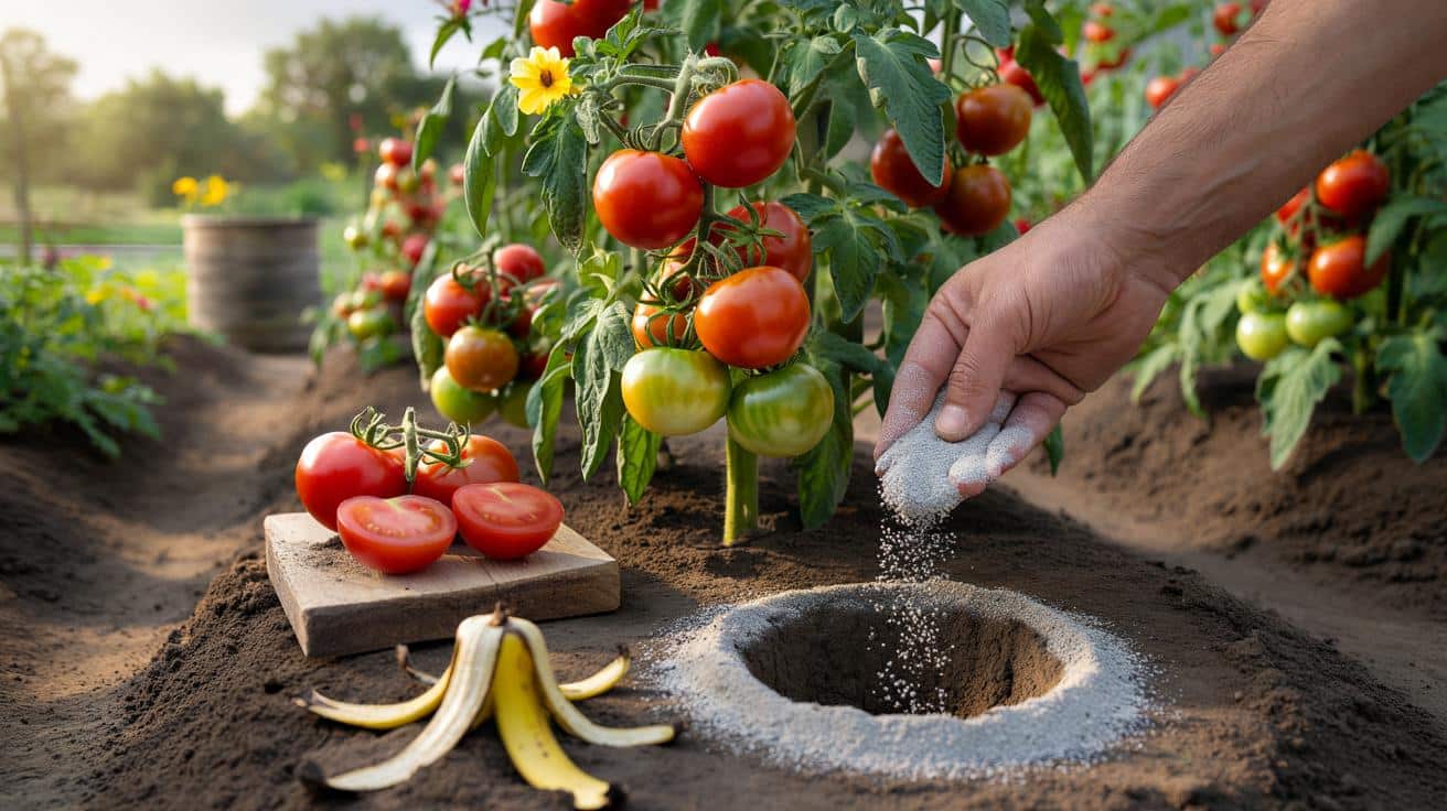 Dwa kuchenne odpady, które w kilka tygodni robią cuda z pomidorami