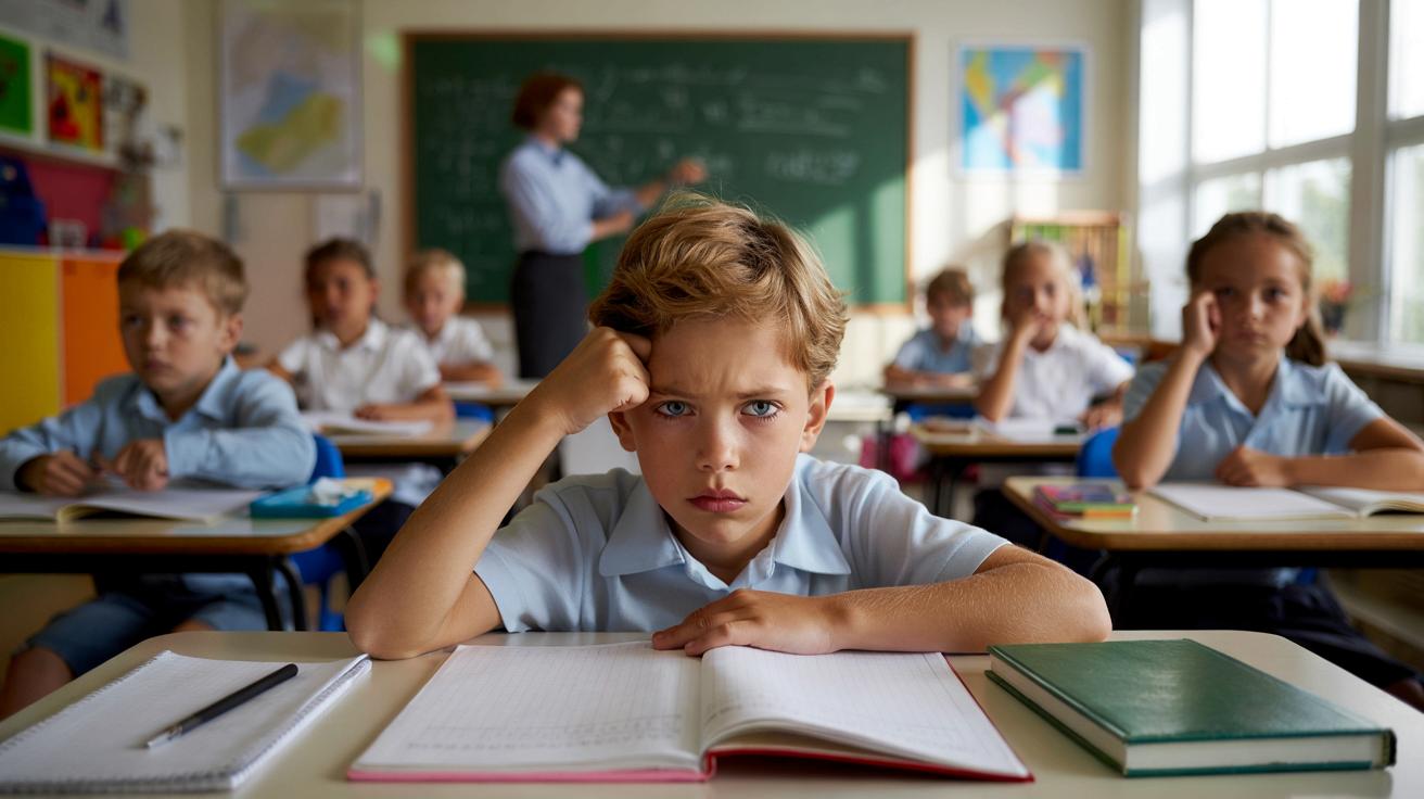Dzieci z wysoką inteligencją w klasie: jedna sytuacja doprowadza je do szału
