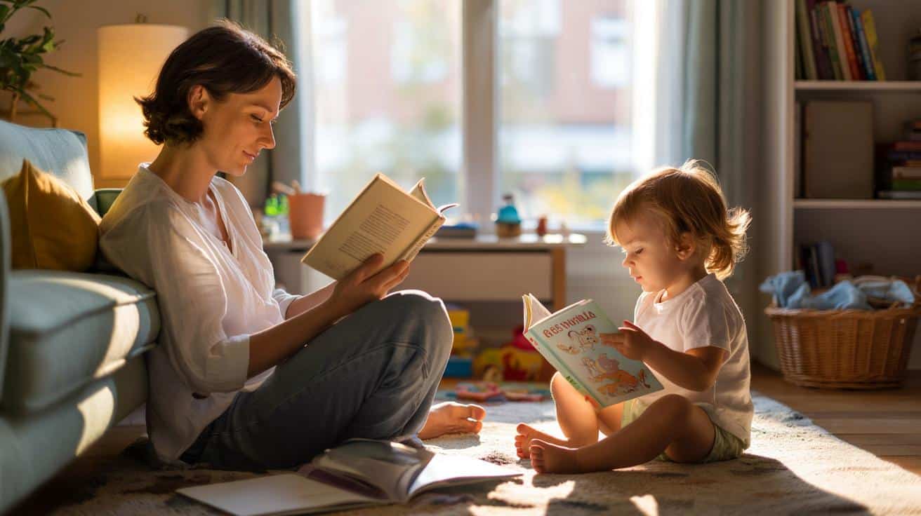 Dziecko, które widzi rodzica z książką, dostaje dar ciszy na całe życie