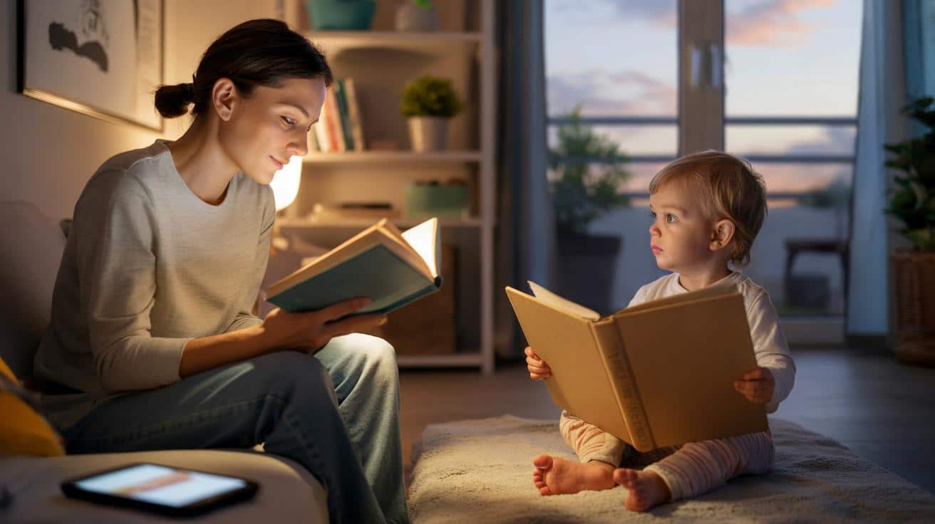 Dziecko widzi rodzica z książką. Psychologia wyjaśnia, co wtedy dzieje się w jego głowie