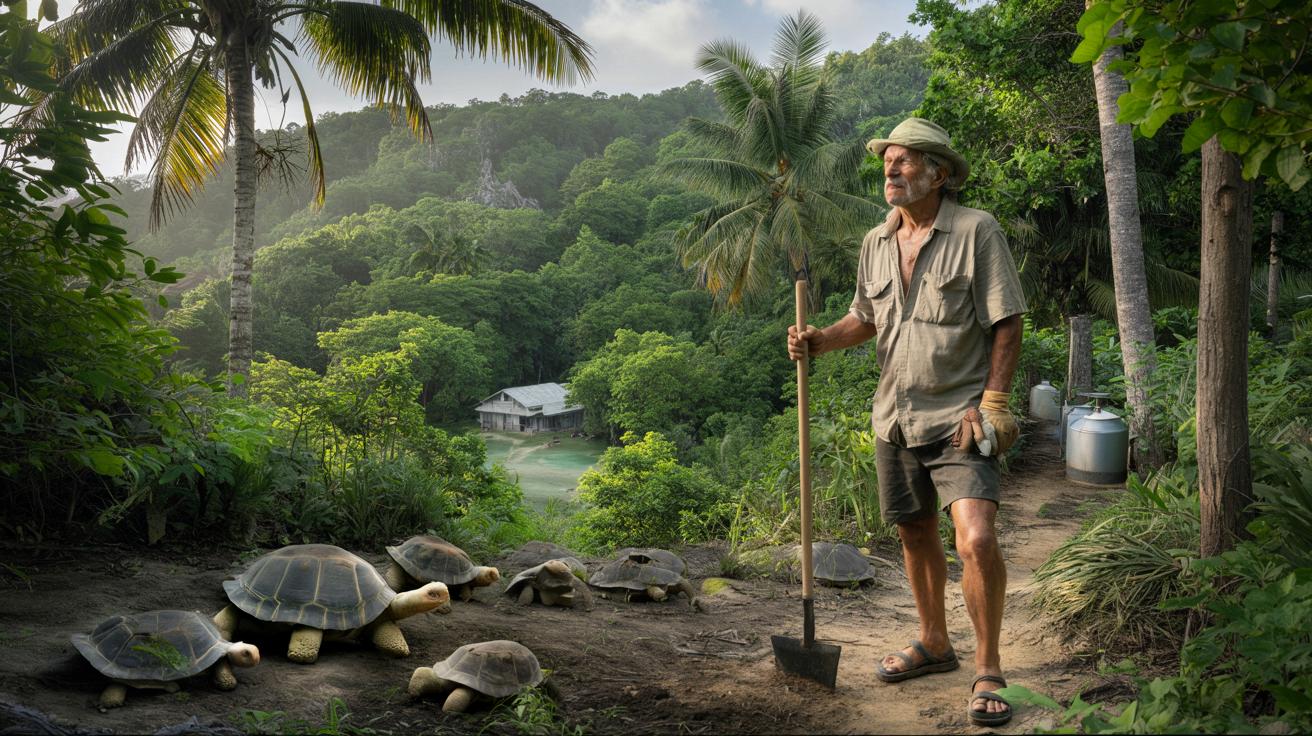 Dziennikarz kupił za grosze bezludną wyspę i zamienił ją w najmniejszy park narodowy na Ziemi