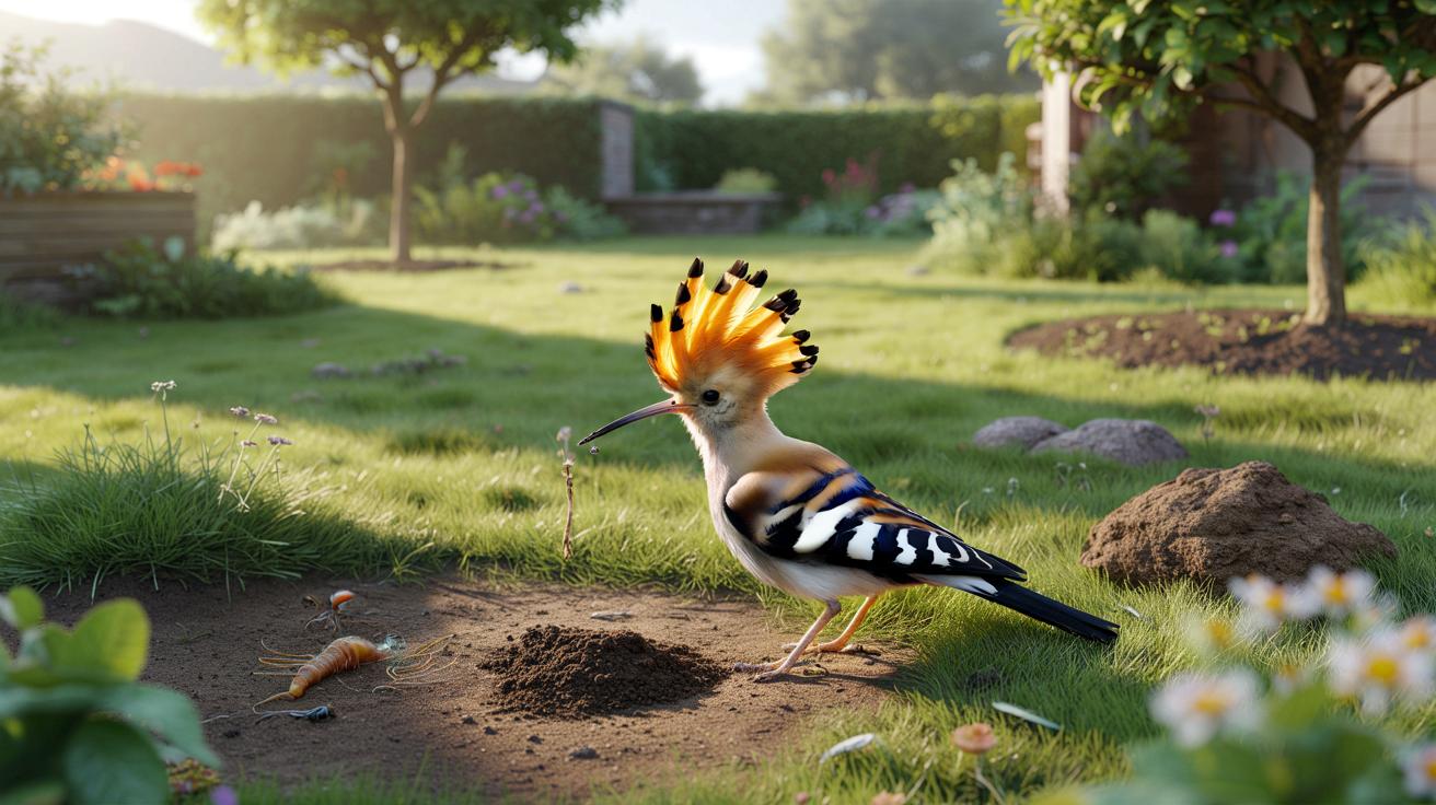 Dziwny ptak z pióropuszem na trawniku? To mówi o ziemi i twojej przyszłości