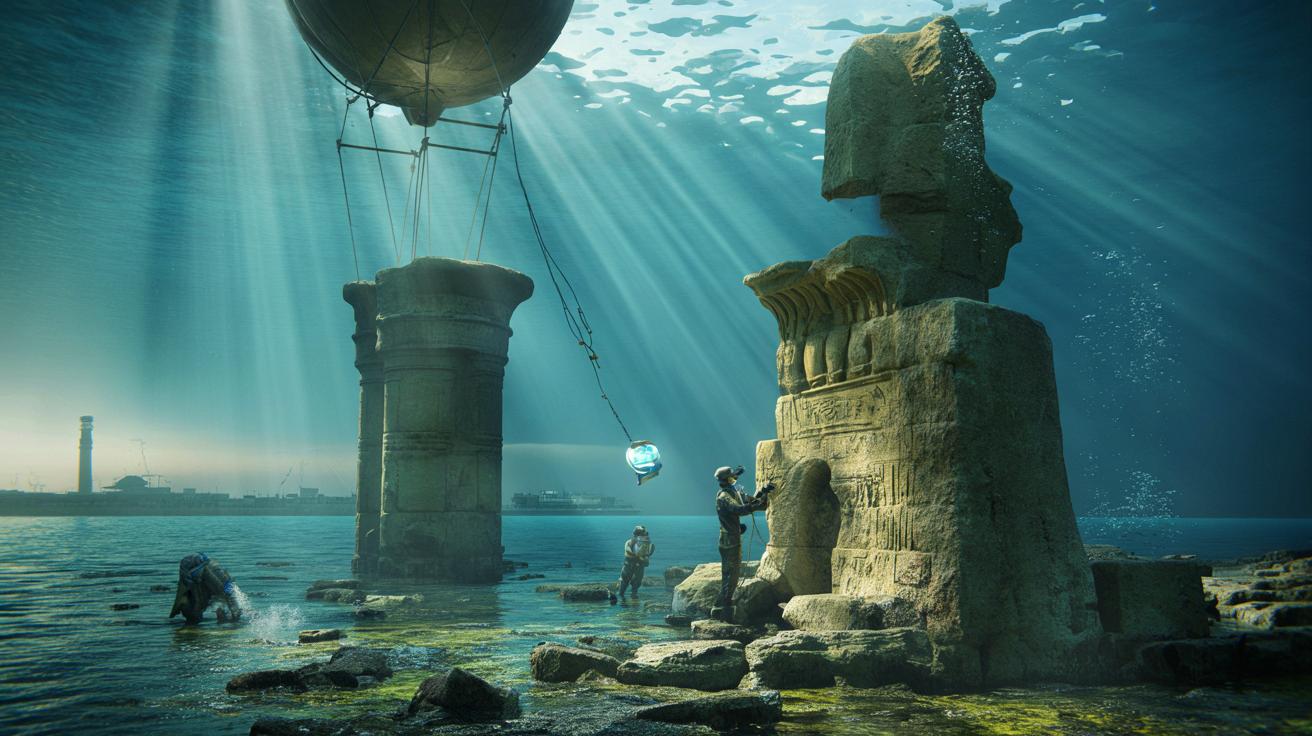 Egipt: spod wód Morza Śródziemnego wyłania się legenda latarni z Aleksandrii