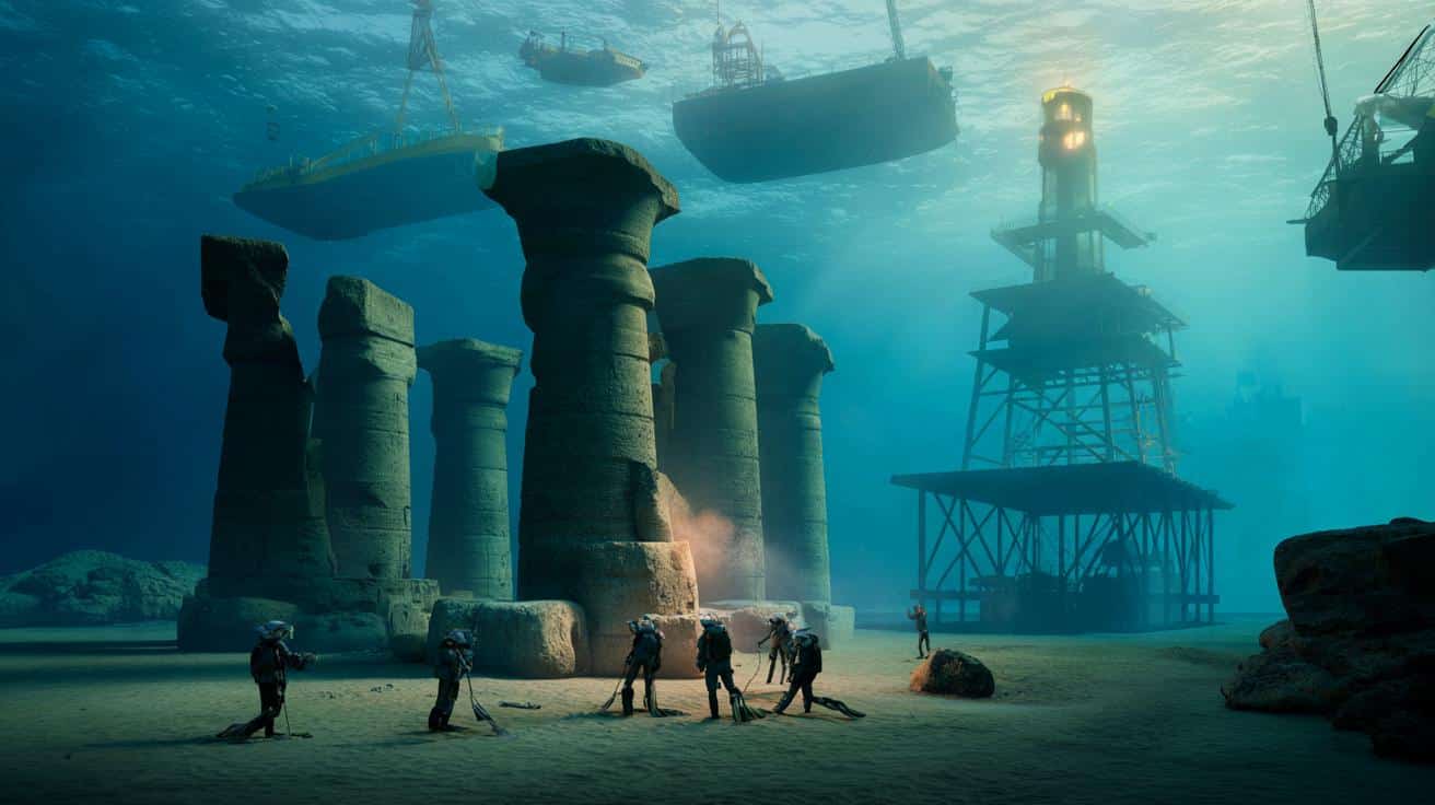 Egipt: spod wody wyłania się legenda zaginionego latarniowca Aleksandrii