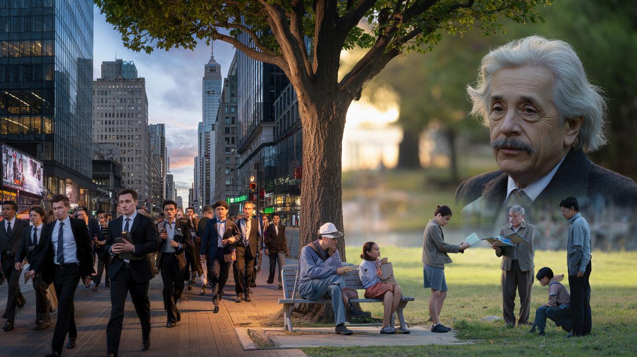 Einstein kontra wyścig szczurów: dlaczego lepiej być wartościowym niż „udanym”