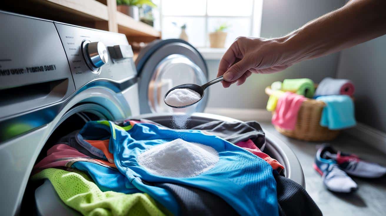 Eksperci od prania ujawniają: dodanie jednej łyżki tego produktu usuwa zapach z ubrań sportowych