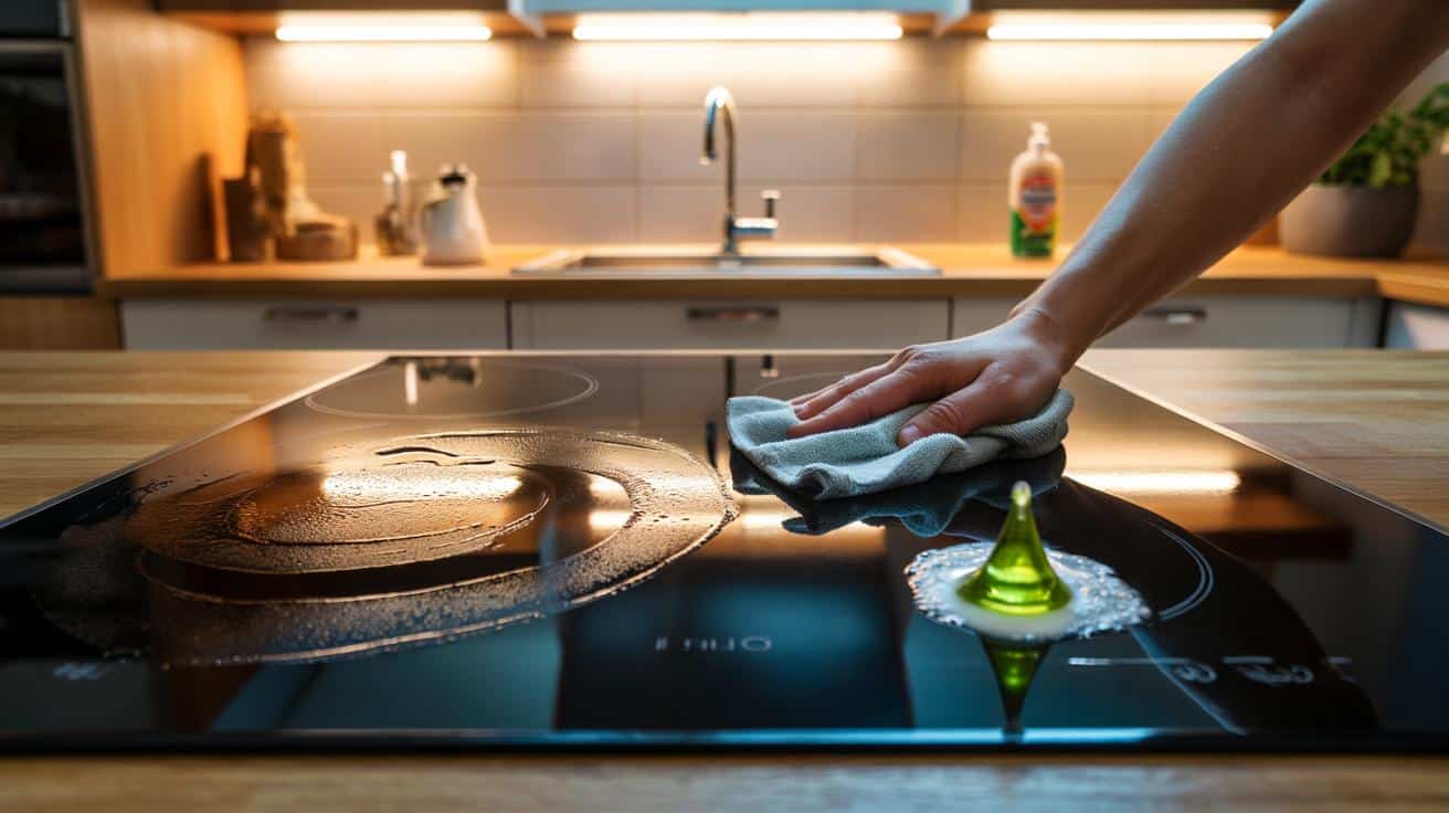 Eksperci od sprzątania mówią: jedna kropla tego produktu usuwa tłuszcz z płyty kuchennej